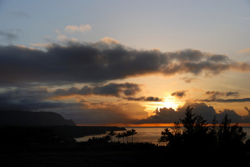 Na Pali Coast Sunset - Kauai