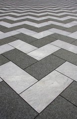 Zig Zag paving