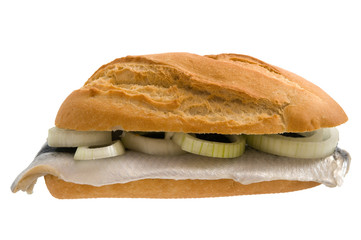 Fischbrötchen mit Bismarckhering