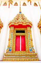 Obraz premium Thai style window at the temple