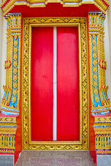 Fototapeta na wymiar Door in temple