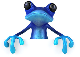 Blue frog