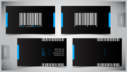 Set of creative business cards