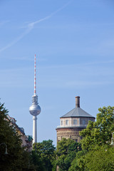The television tower seen from Prenzlauer Berg