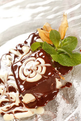 Chocolate cheesecake