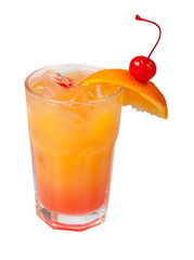 orange cocktail  closeup