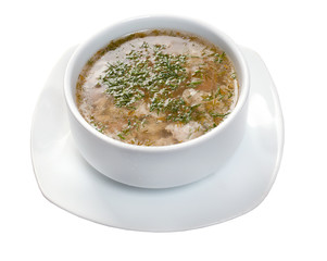 soup with beef