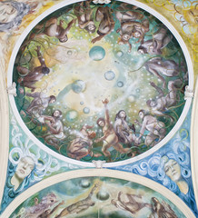 фрески в колоннаде, мариански лазне