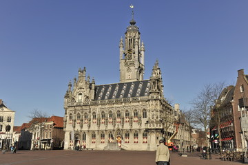 Netherlands, Zeeland, Ijselmeer,  neeltje jan, Zee, Rathaus,