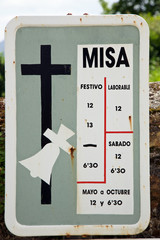 Mass sign