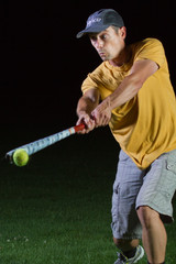 Baseballspieler im Schlag © Stefan Schurr
