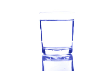water on a glass