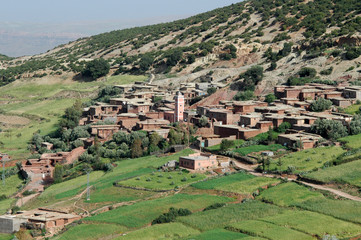 Naklejka premium Ville d'Aït Mannsour