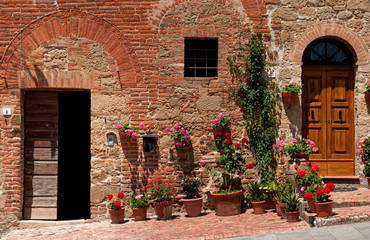 Fototapeta na wymiar Tuscan Drzwi