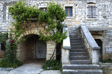 old stone house