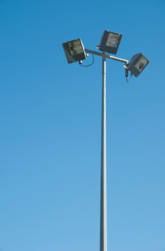 Stadium lights pole