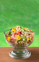 Delicious vegetarian quinoa salad