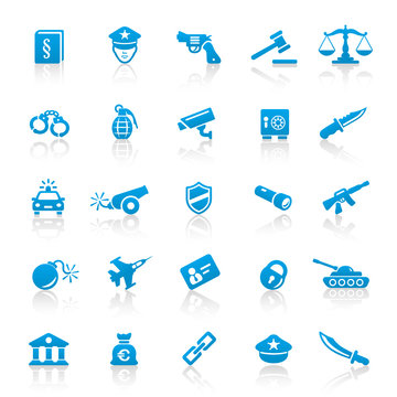 Blue Web Icons