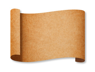 Classic Brown Recycle Paper Curl background