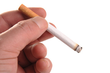 Cigerette in hand