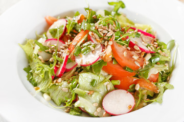 healthy vegetables salad