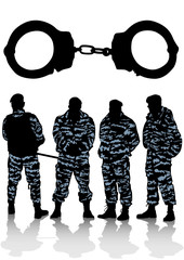 Police handcuffs