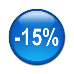 Boton brillante descuento -15%