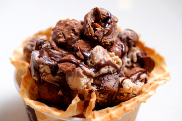 real gourmet chocolate ice cream