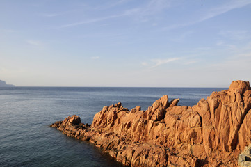 roter Felsen in Arbatax, Sardinien