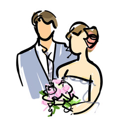 ウェディングカップル