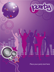 Fototapeta premium summer party poster or flyer