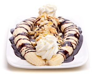 Bananensplit von vorne