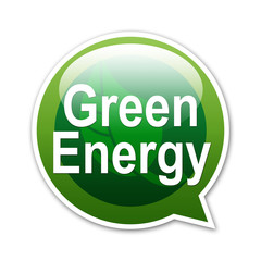 Pegatina globo Green Energy