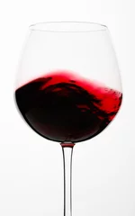 Fotobehang glass of red wine © Tommaso Lizzul