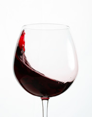 glass of red wine