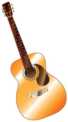 Obraz premium Isolated Guitar Illustration