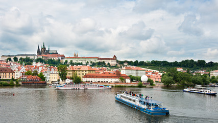 Prague view from bridge