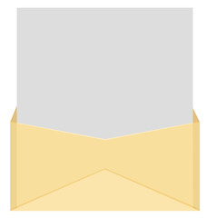 Envelope and letter