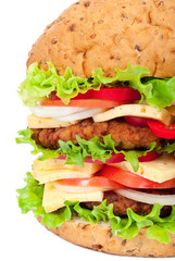 Big hamburger