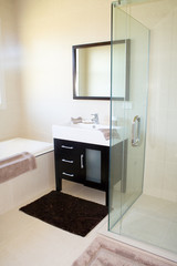 Tiled Modern Bathroom Interior