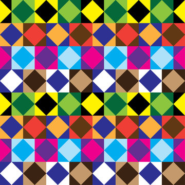 seamless square color pattern