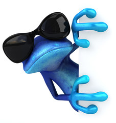 Blue frog