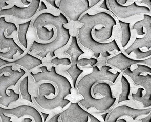 Bas-relief of an old house wall