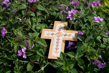 Trauerkarte floral