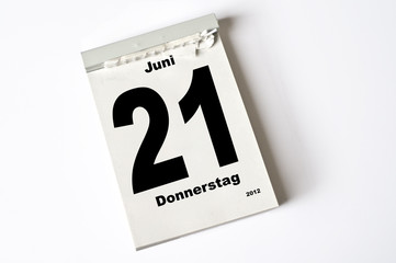 21. Juni 2012