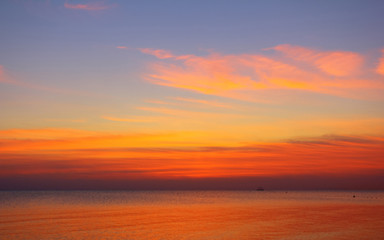 Scenic Sea Sunset