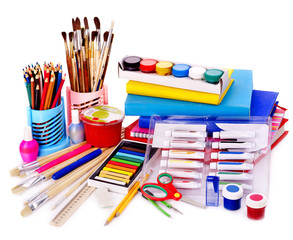 Back to school supplies.