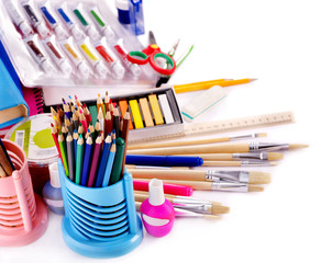 Back to school supplies.