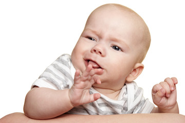 Baby zeigt Abscheu