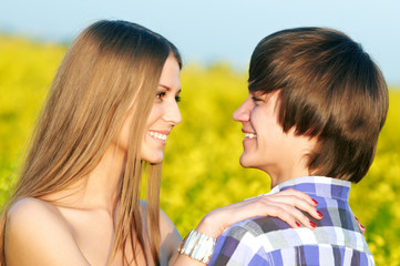 happy young couple